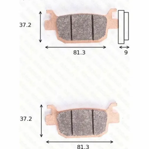 Disc brake pads MCB806SRM