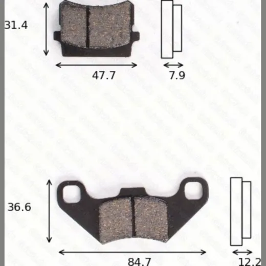 Disc brake padsMCB807