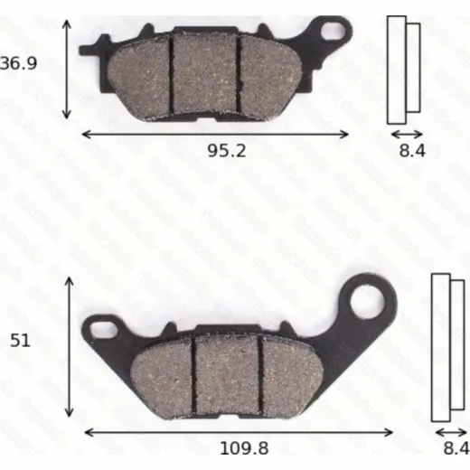 Disc brake pads MCB 812