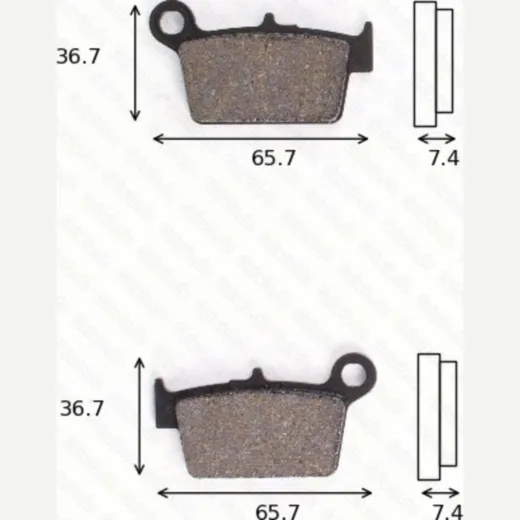 Disc brake padsMCB 820 for: Beta Urban/RR/Alp