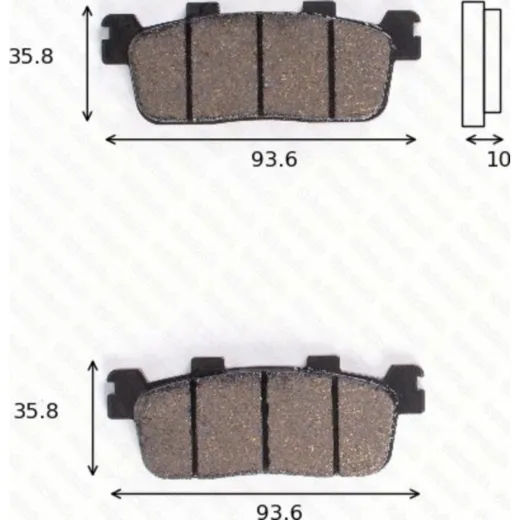 Disc brake pads MCB 821 SRM