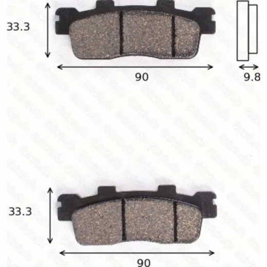 Bremsklötze Scheibenbremsbeläge MCB 830 SRM mit ABE
