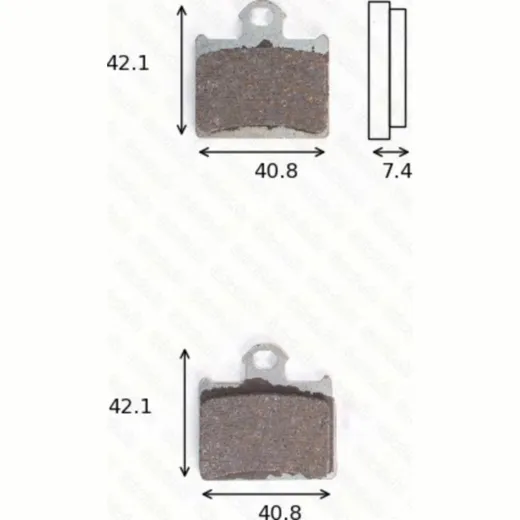 Disc brake pads MCB 831 SI