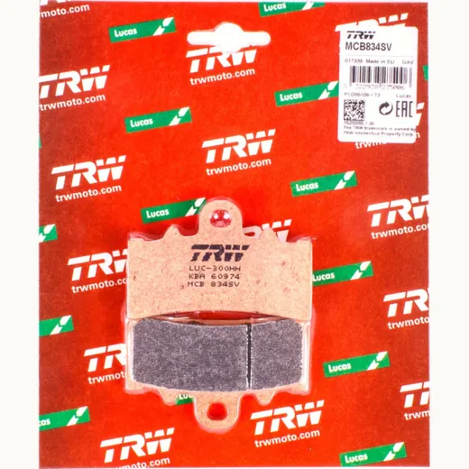 Disc brake pads MCB 834 SV for KTM RC/DUKE 125-390 ccm BMW G 310 ccm
