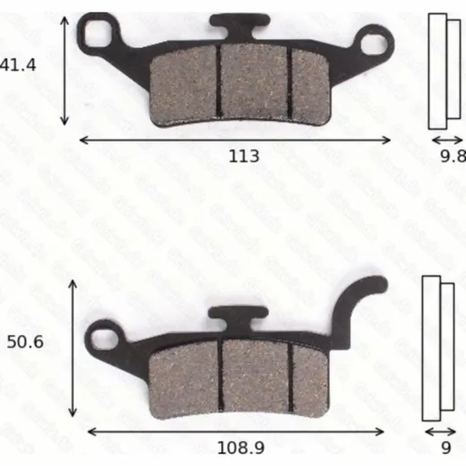 Disc brake pads MCB835