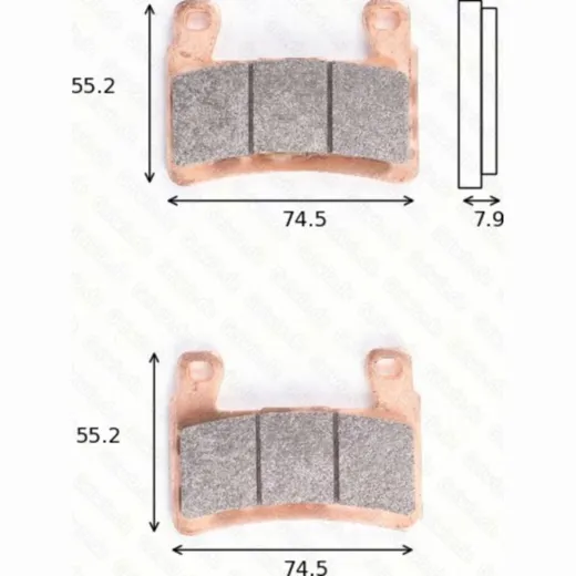 disk brake pads MCB 850 SV ABE approved