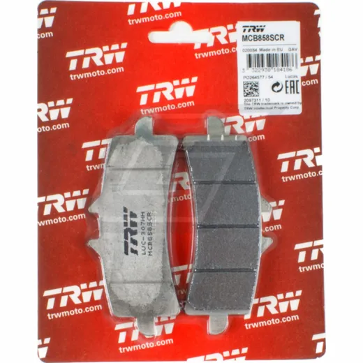 brake pads MCB 858 SCR without TÜV approvel