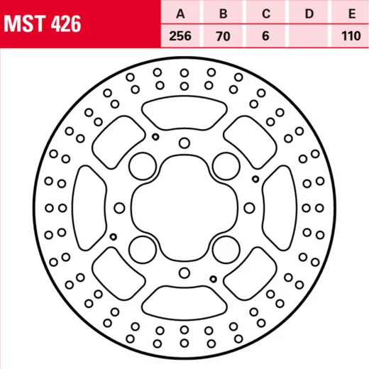 brake disc fixed MST 426