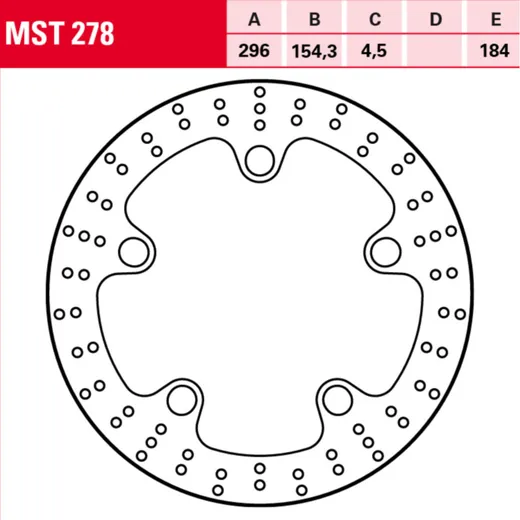 brake disc floating MSW 278