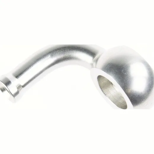 Fitting 10.2 mm, 90° angled, stainless steel