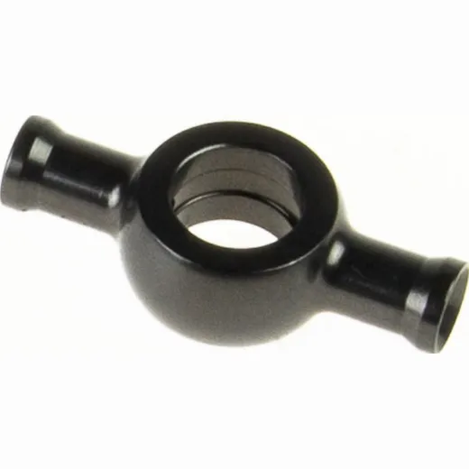 Fitting 10,2 mm, 180° with two connections, titan