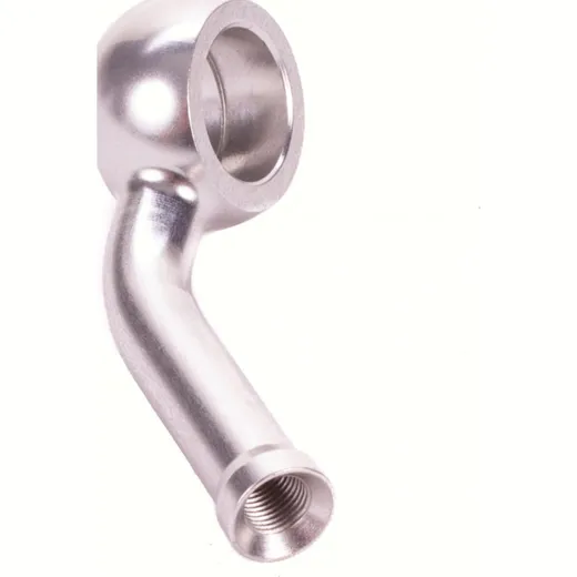 Fitting 11,2 mm, 45° gwinkelt, Aluminium