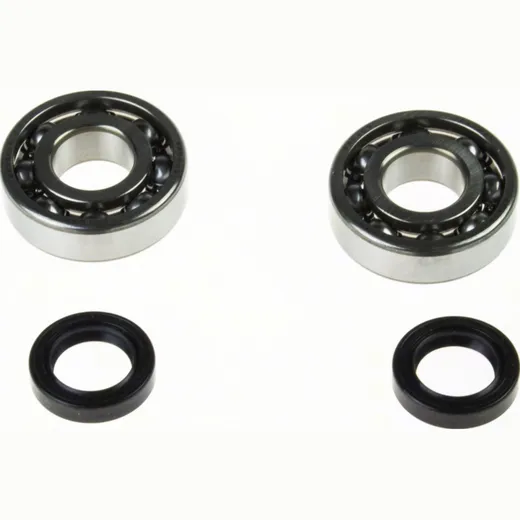 crankshaft bearings with oil seals heavy duty left and right incl. oil seals for Peugeot horiz.