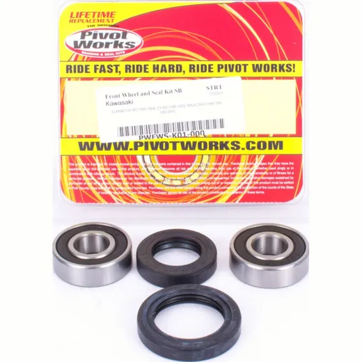Front Wheel Bearing and seal kit for Kawasaki EL250 / GPZ500S / Ninja250R