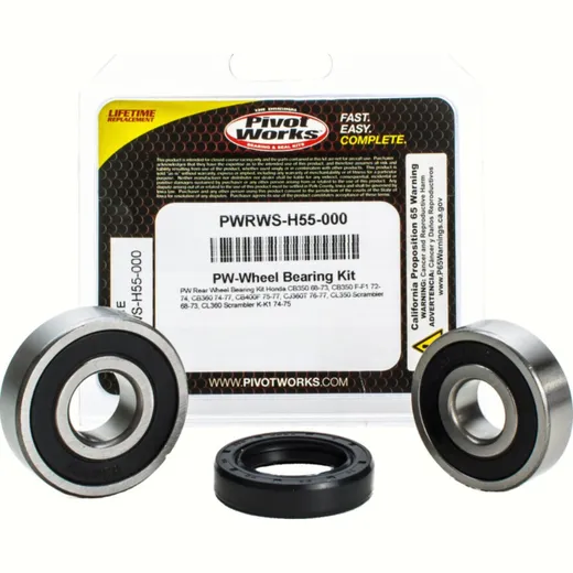 Rear Wheel Bearing and seal kit for Honda CB/CJ/CL - 350/360/400
