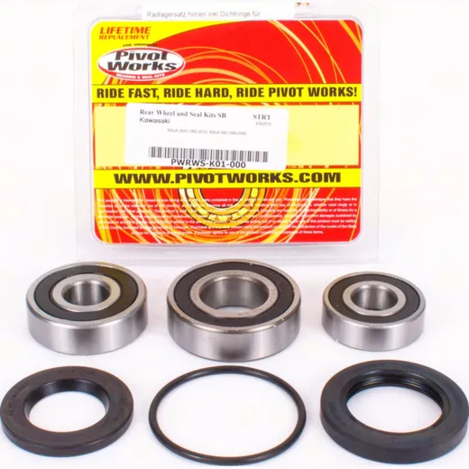 Rear Wheel Bearing and seal kit for Kawasaki GPZ 500 S / Ninja 250 R / Ninja 500
