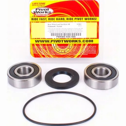 Rear Wheel Bearing and seal kit for Kawasaki and Suzuki GTR 1400 - VN 1600/1500 - ZG - ZN und Suzuki VZ 1600 Intruder/Marauder