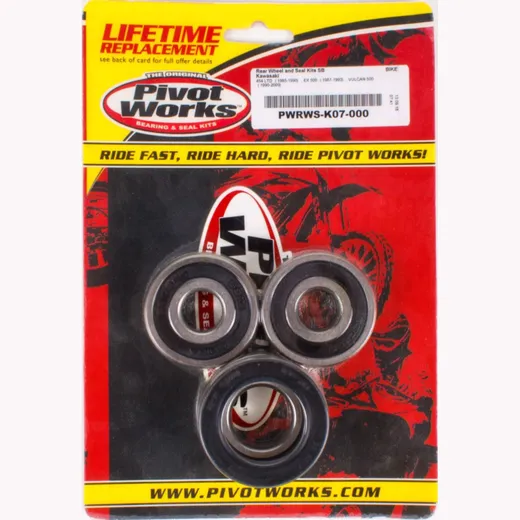 Rear Wheel Bearing and seal kit for Kawasaki EN 500 / EN 450 Ltd. / GPZ 500 / Ninja 500