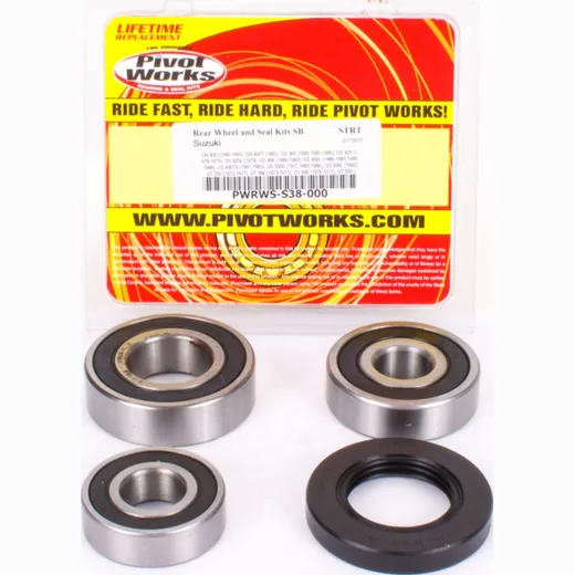 Rear Wheel Bearing and seal kit for Suzuki GN400 - GS300/425/450/550 - GT250/380/500/550 - T250/350/500