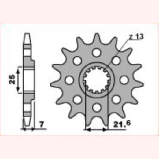 PBR sprocket 2167, -520, 14 teeth