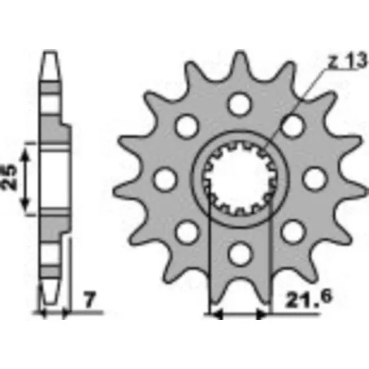 PBR sprocket 2167, -520, 16 teeth