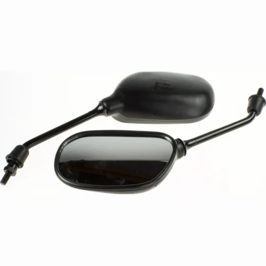 Rearview mirror set black right thread M8