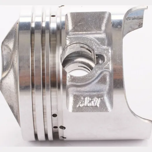 Original piston 57,50 with rings, without clips and pin (0,5mm bigger diameter)