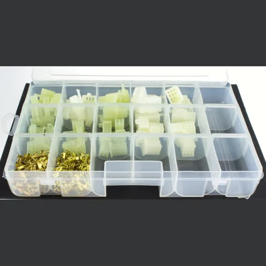 Vielfachsteckdose Sortiment Vielfachstecker JP2,8weiss 296 tlg.