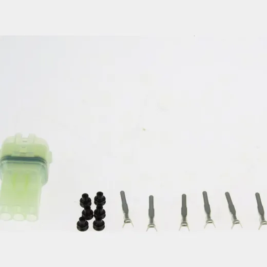 Connector plug 2.2 N 6-pole with flat plug 2,2