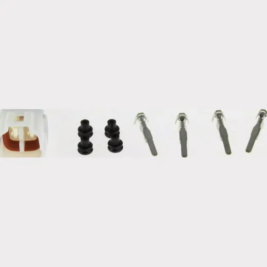 Connector plug 2.2 W 4-pole with flat plug 2,2