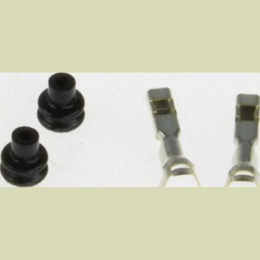 Connector plug 2.2 W 2-pole with plug-in sleeve 2,2