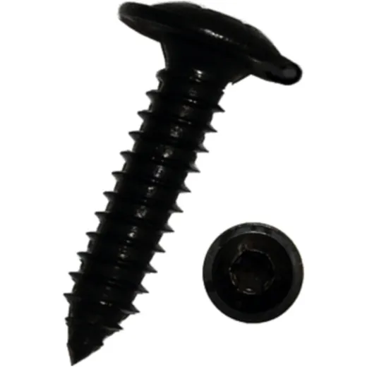 Sheet Metal Screw with Flange 4.2X25 TORX Black Galvanised for Motorcycle