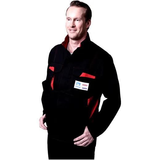 WORK JACKET WITH LOGOS GREY.52