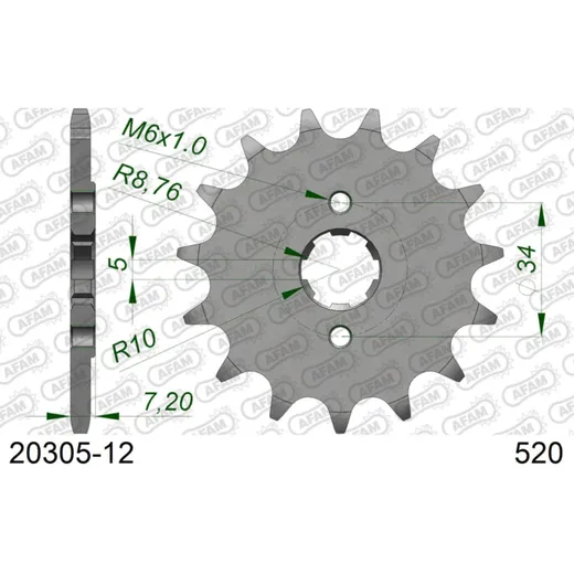 Ritzel AFAM 520 - 14Z 2020314