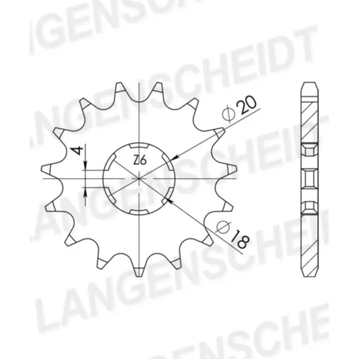 Front Sprocket 520 - 10t