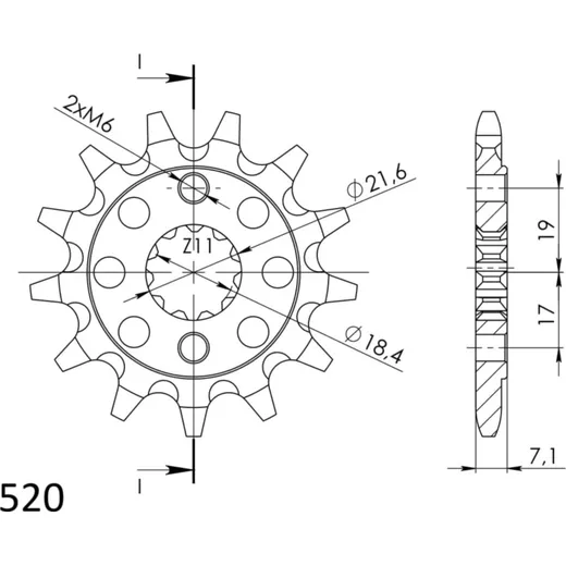 Ritzel 520/12Z 20320A12