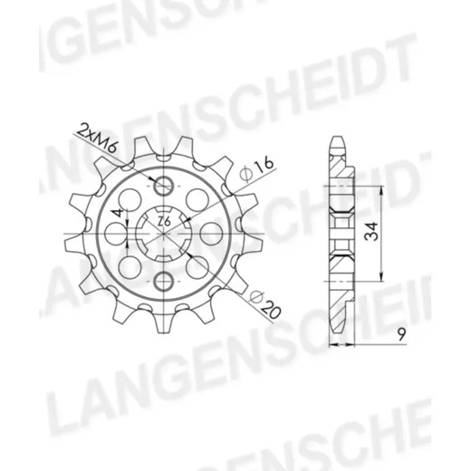 Ritzel Supersprox 520/11Z 20451-11