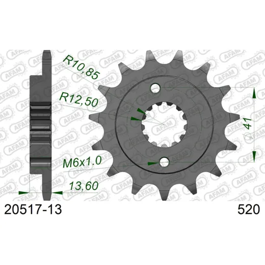 Front Sprocket AFAM 530 - 15t 2050315