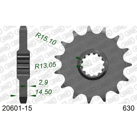 Front Sprocket AFAM 530 - 16t 2050416