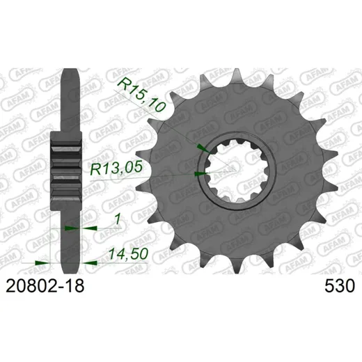Ritzel AFAM 530 - 15Z 2060315