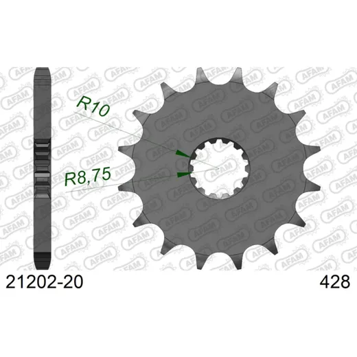 Front Sprocket AFAM 525 - 15t 2061215
