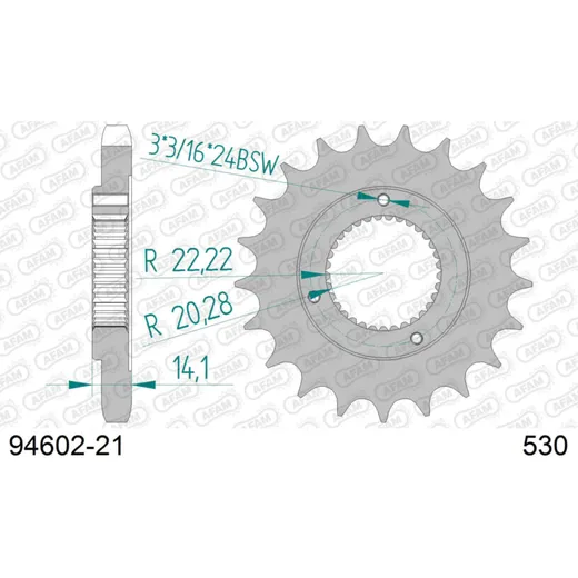 Ritzel AFAM 530 - 21Z 9460221
