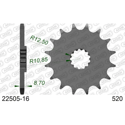 Front Sprocket AFAM 520 - 15t 2240115