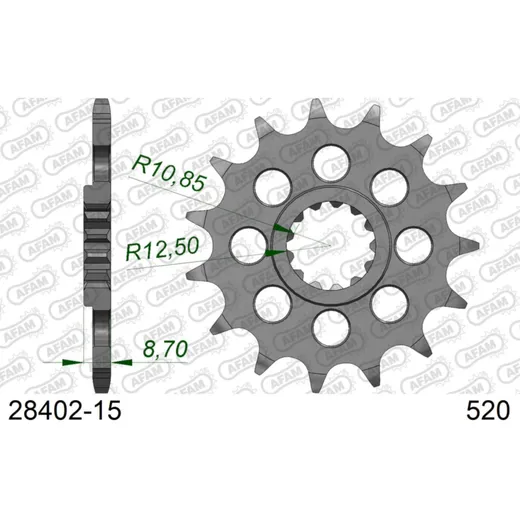 Front Sprocket AFAM 520 - 14t 27502+14 24312DN14