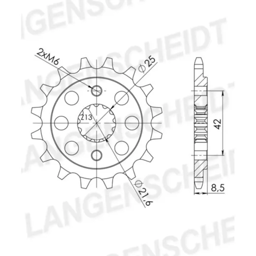 Front Sprocket Supersprox 520/13t 24501-13