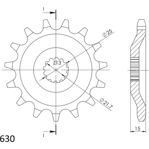 Ritzel 630/15Z