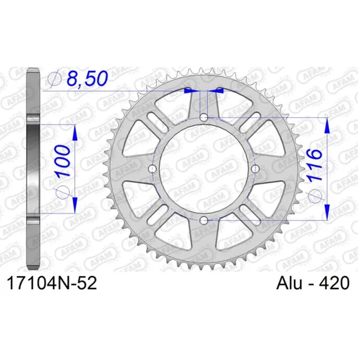 Ritzel AFAM 520 - 14Z 16640014