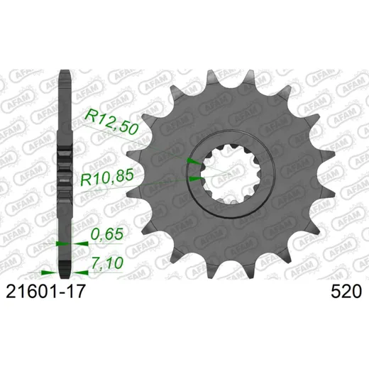 Front Sprocket AFAM 520 - 14t 2140114