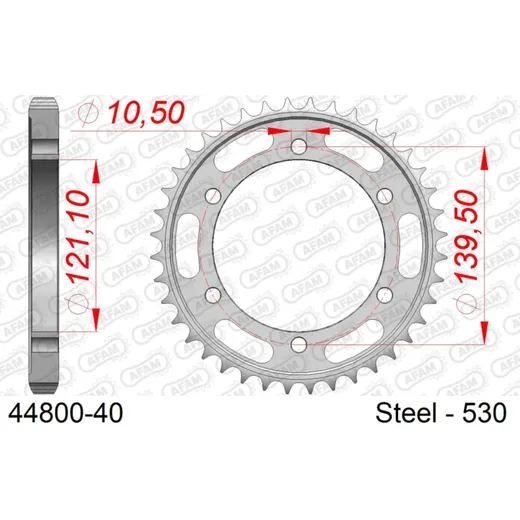 Front Sprocket AFAM 520 - 12t 4030012