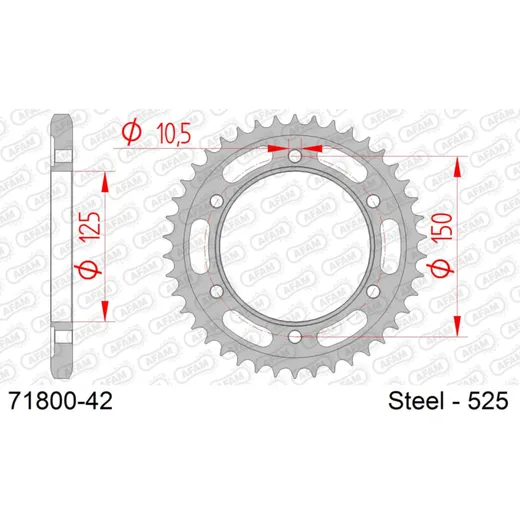 Ritzel AFAM 530 - 15Z 4660315